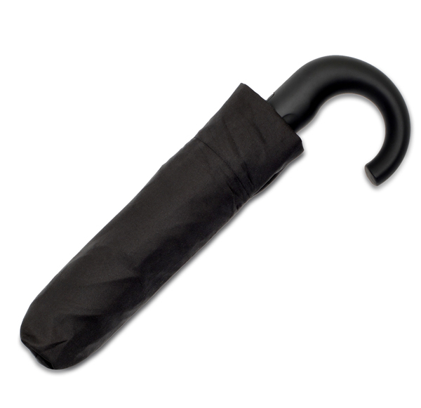 R07942.02.IIQ - Składany parasol sztormowy Biel, czarny - druga jakość