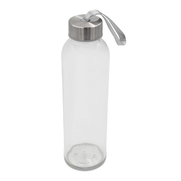 R08189.00 - Butelka szklana Aqua Flow 500 ml, transparentny 