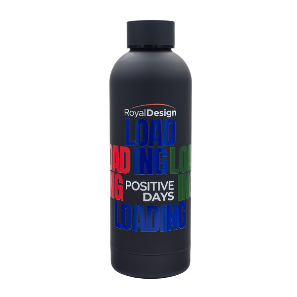 R08192.02 - Butelka próżniowa Mendoza 500 ml, czarny 