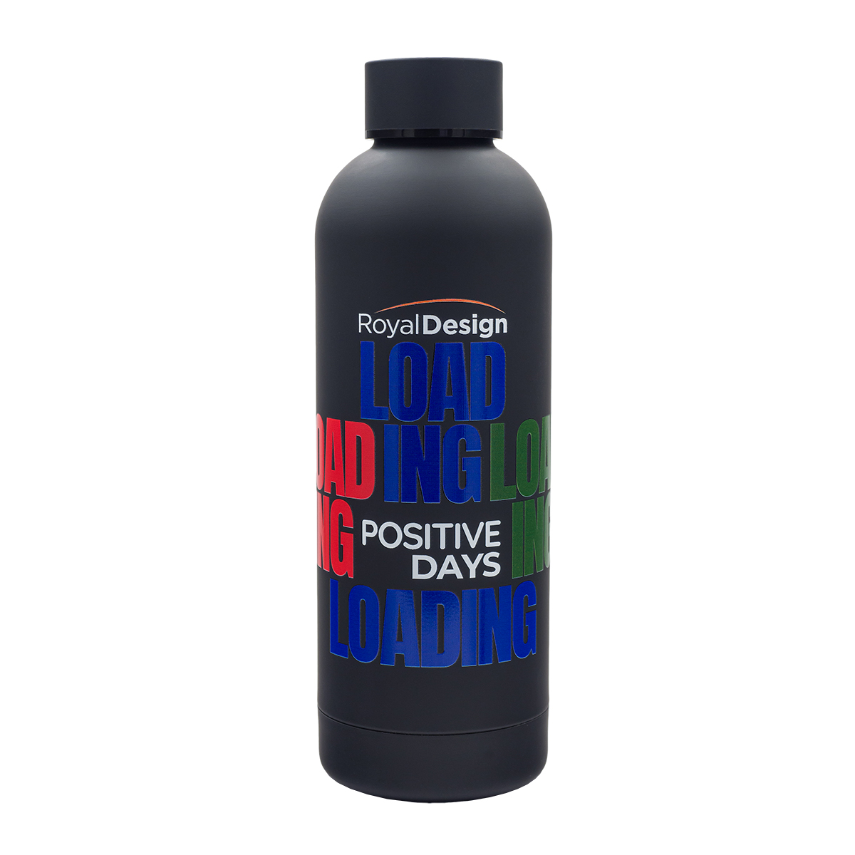 R08192.02 - Butelka próżniowa Mendoza 500 ml, czarny 