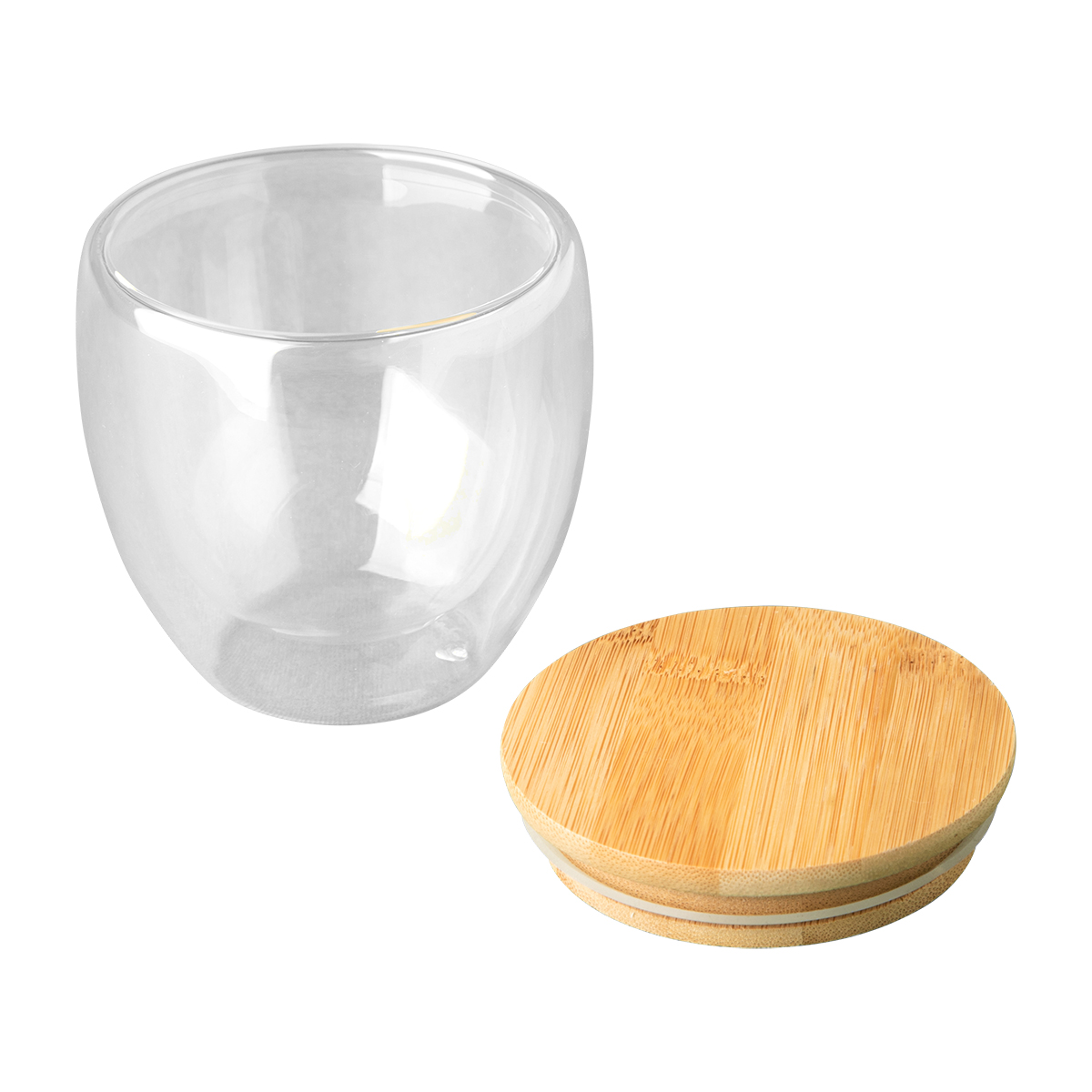 R08266.10.A - Kubek szklany Arbela 220 ml, brązowy 