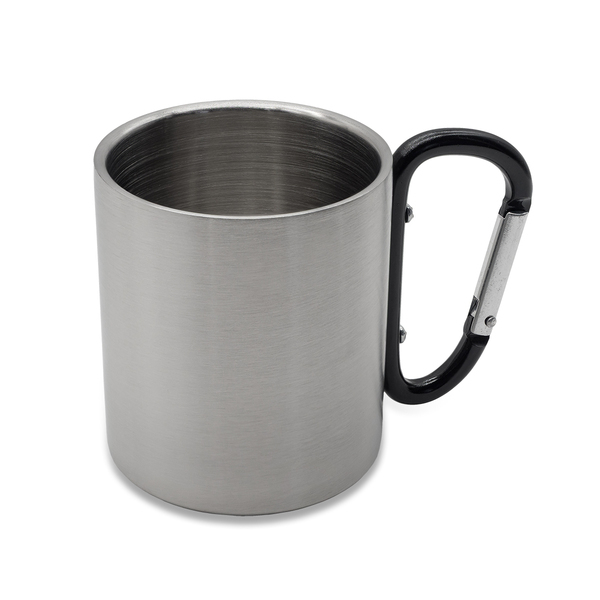 R08464.02 - Kubek stalowy Denali 220 ml, czarny
