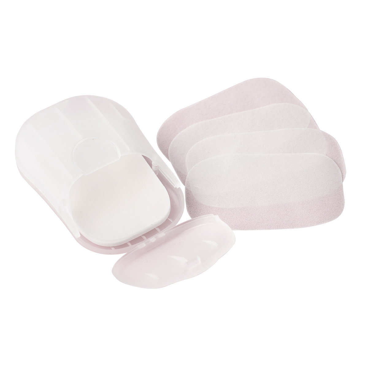 R17175.06 - Mydełko w listkach Tripclean, biały 