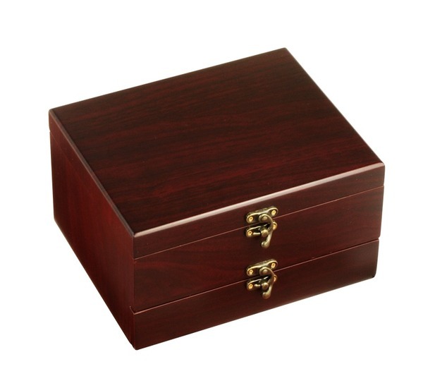 R22551.IIQ - Zestaw do wina Double Decker, brązowy - druga jakość