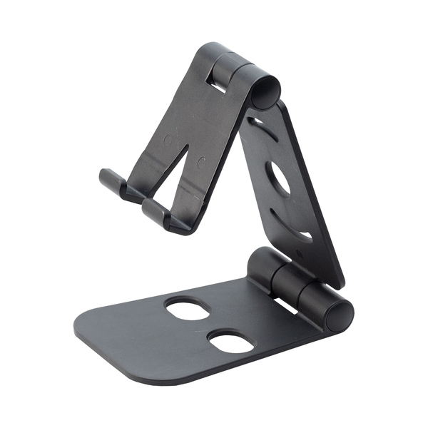 R64297.02.O - Stojak do telefonu Gimo, czarny 