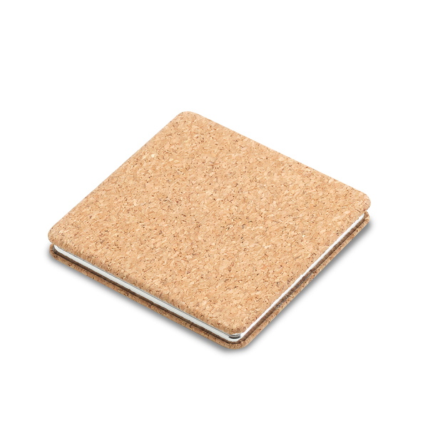 R73529.13.O - Lusterko w korkowej obudowie, beżowy 