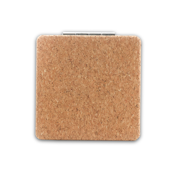 R73529.13.O - Lusterko w korkowej obudowie, beżowy 