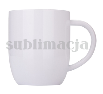 R08199 - Kubek stalowy Day Alis z powłoką sublimacyjną 350 ml, biały 