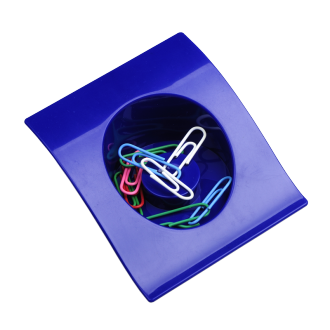 R74020 - Pojemnik na spinacze Clip-It, niebieski 